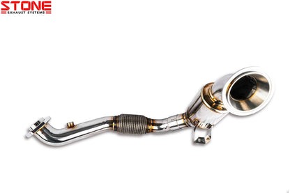 Stone Exhaust Lexus 8AR-FTS AZ10 NX Eddy Catalytic Downpipe (NX 200T & NX 300T) | ML Performance UK