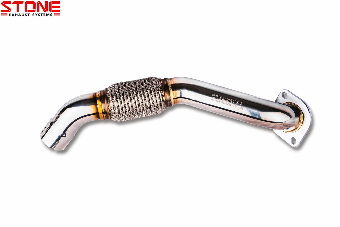 Stone Exhaust Lexus 8AR-FTS AZ10 NX Eddy Catalytic Downpipe (NX 200T & NX 300T) | ML Performance UK