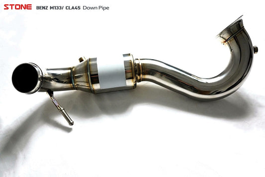 Stone Exhaust Mercedes-Benz M133 C/X117 W176 Eddy Catalytic Downpipe (Inc. A45 & CLA45/SB) | ML Performance UK