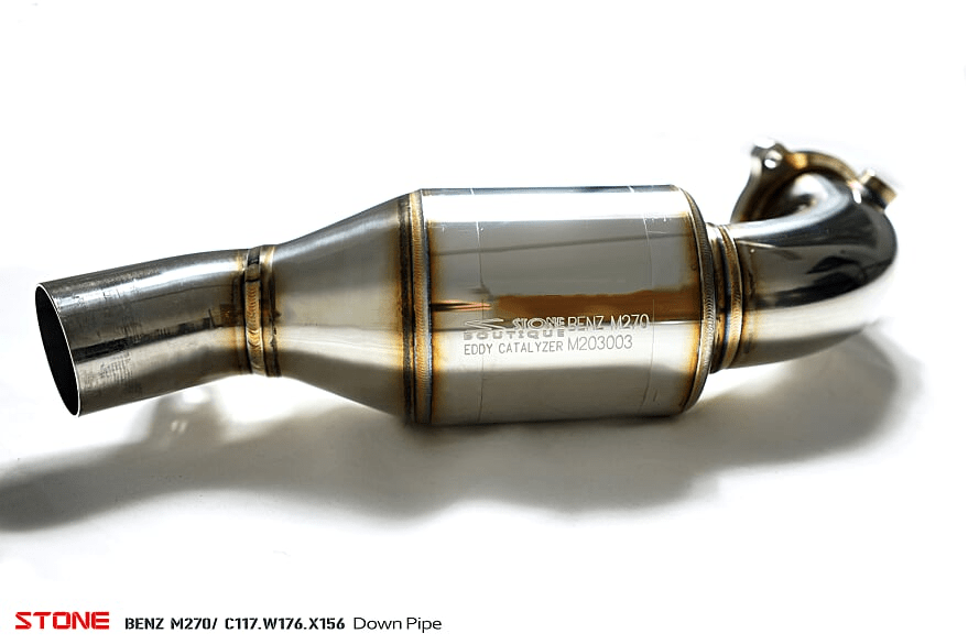 Stone Exhaust Mercedes-Benz M270 C/X117 W176 Eddy Catalytic Downpipe (Inc. A180, A250, CLA200 & CLA250) - ML Performance UK