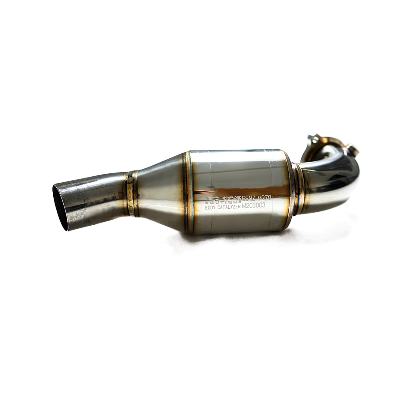 Stone Exhaust Mercedes-Benz M260 C/X118 W177 Eddy Catalytic Downpipe (Inc. A180, A250, A35 & CLA250)