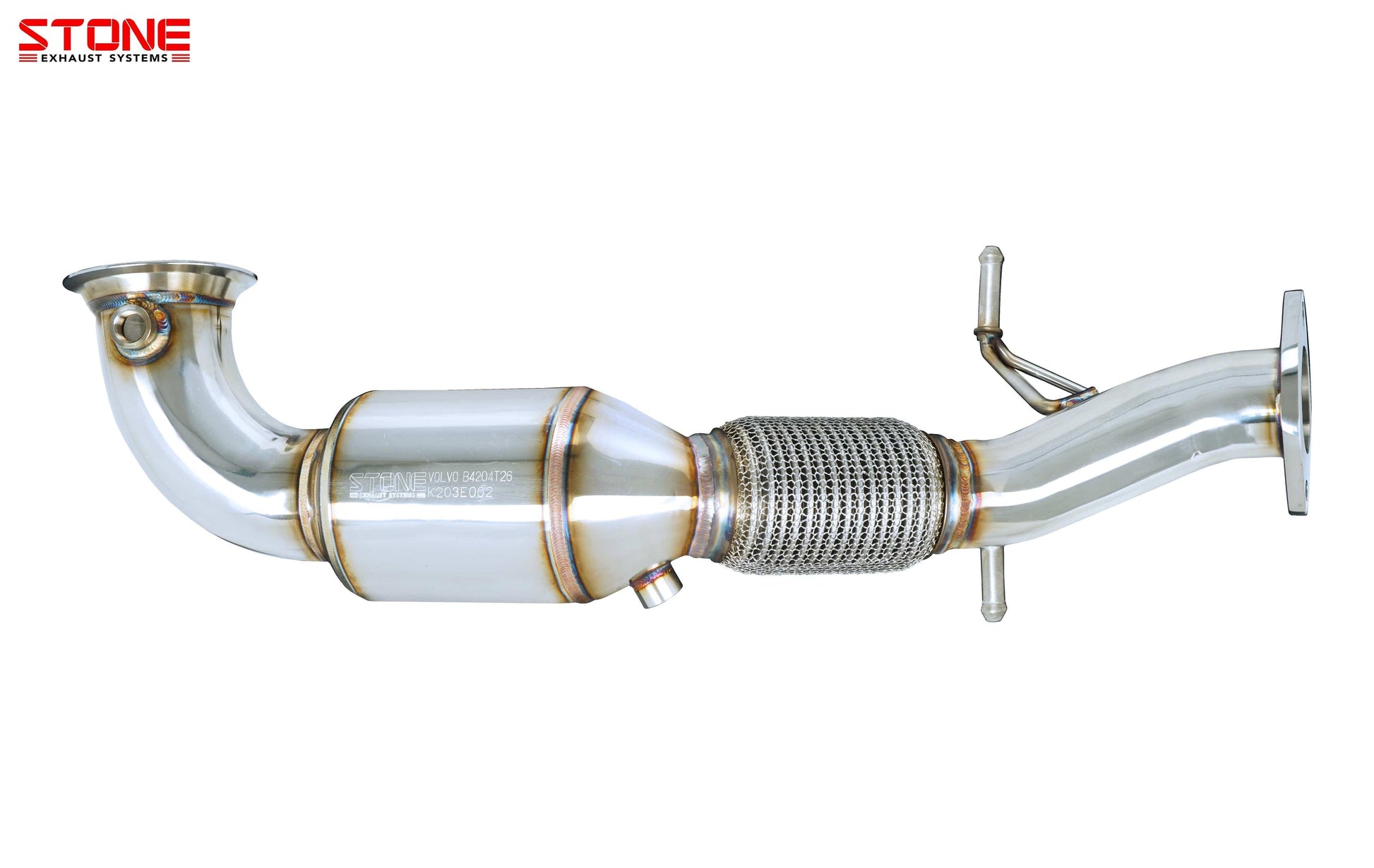 Stone Exhaust Volvo V432/431 V60/S60 T5R 2.0T Eddy Catalytic Downpipie