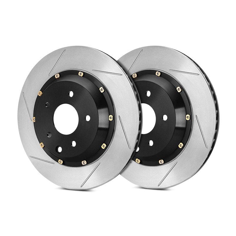 StopTech BMW F80 F82 2-Piece Front Brake Discs (Pair) (M3 & M4) - Drilled non-coated - ML PERFORMANCE UK