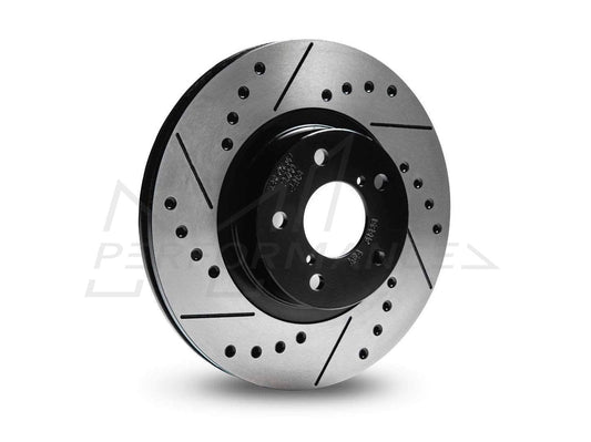 Tarox BMW E82 135i 324mm Sport Japan Drilled & Slotted Rear Brake Discs - ML Performance UK