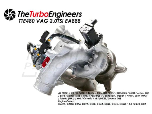 TTE VW 2.0T TSI Turbocharger Upgrade TTE480 EA888 Gen1 (Golf GTI Leon FR Scirocoo) - ML Performance UK