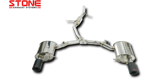 Stone Exhaust Audi EA888 B9 Valvetronic Catback Exhaust System (A4 40 TFSI & A5 40 TFSI) - ML Performance UK