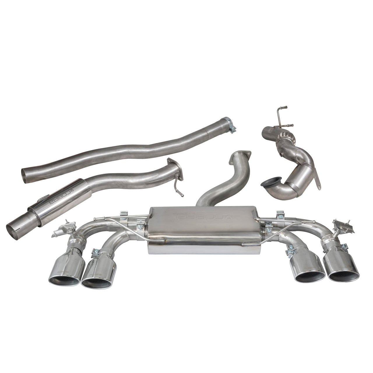 Cobra Exhaust VW Golf R (Mk7) 2.0 TSI (5G) (12-18) Turbo Back Performance Exhaust