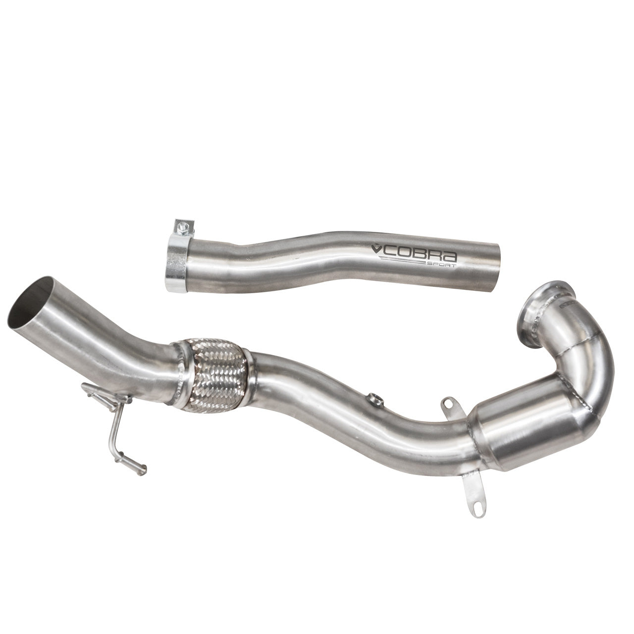 Cobra Exhaust VW Polo GTI (6C) 1.8 TSI (15-17) Sports Cat / De-Cat Front Downpipe Performance Exhaust | ML Performance UK Car Parts