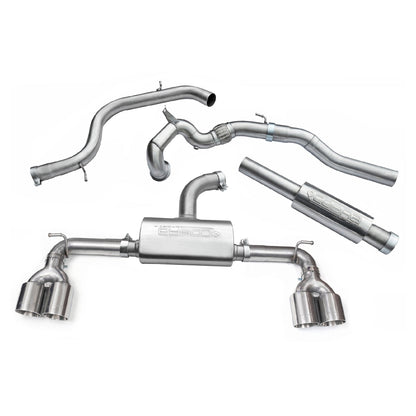 Cobra Exhaust VW Golf GTI (Mk7) 2.0 TSI (5G) (12-17) Quad Exit Turbo Back Golf R Style Performance Exhaust