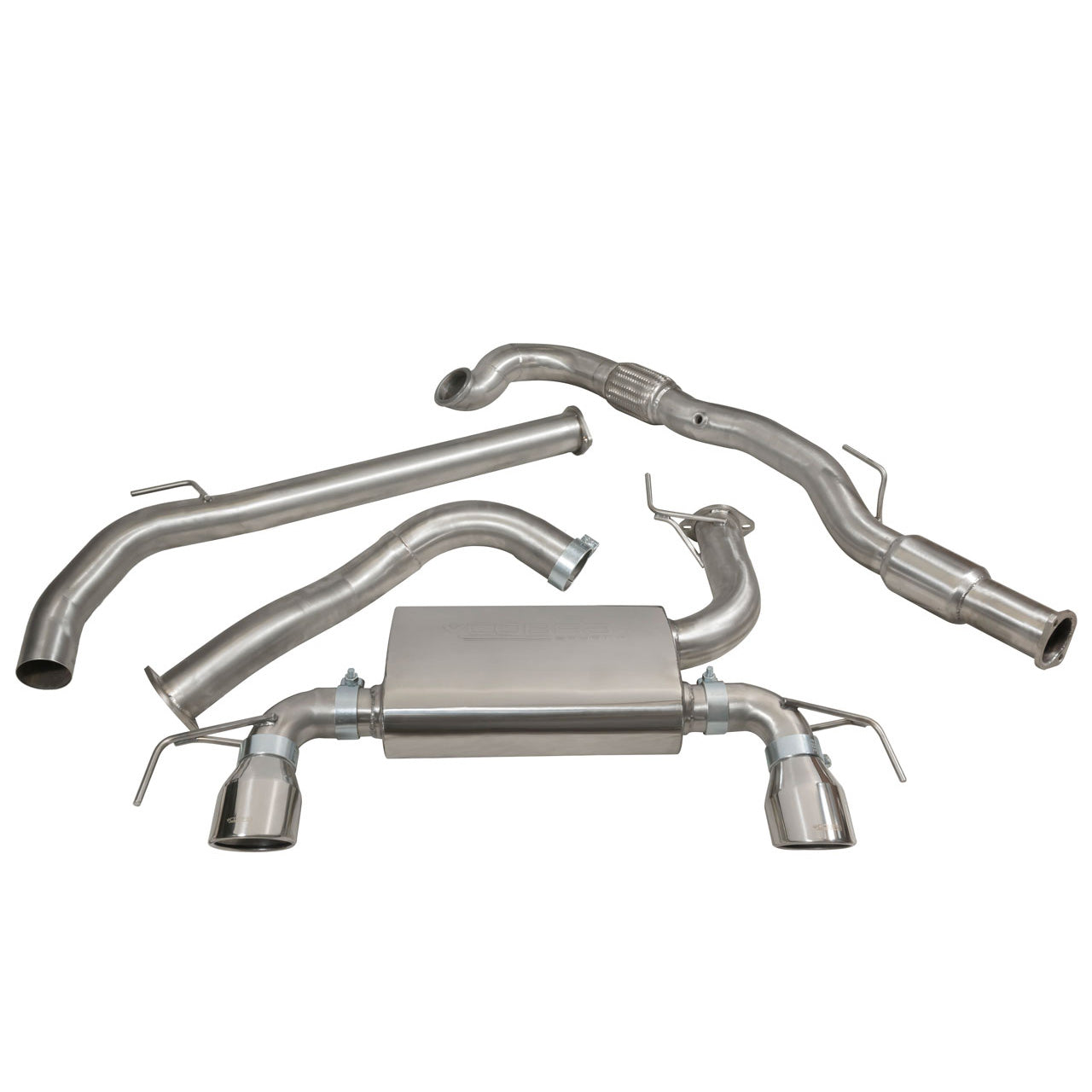 Cobra Exhaust Vauxhall Corsa E VXR (15-18) Turbo Back Performance Exhaust