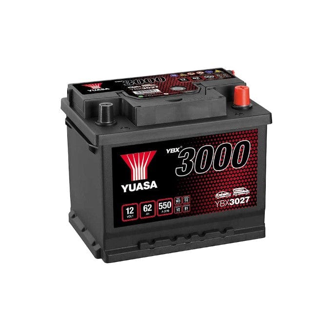 Yuasa YBX3027 12v 62Ah SMF Battery - ML Performance UK