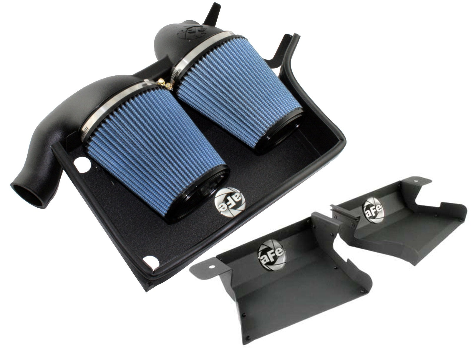 aFe BMW N54 Magnum FORCE Stage-2 Pro 5R Cold Air Intake with Scoop E90 E92 335i - ML Performance UK