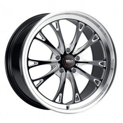 Weld S15700575P38 Belmont Drag S157 Wheel 20x10.5 5x127 ET38 BS7.25 Gloss Black MIL - DIA