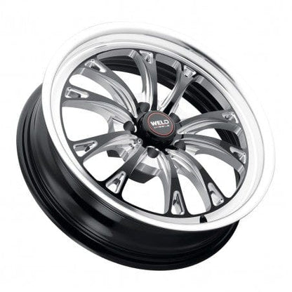 Weld S1578C022N23 Belmont Drag S157 Wheel 18x5 5x120 ET-23 BS2.1 Gloss Black MIL - DIA