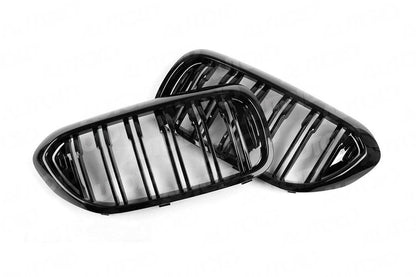 AUTOID BMW G30 F90 Gloss Black Kidney Grilles (Inc. 520i, 530e, 540ix & M5) - ML Performance UK
