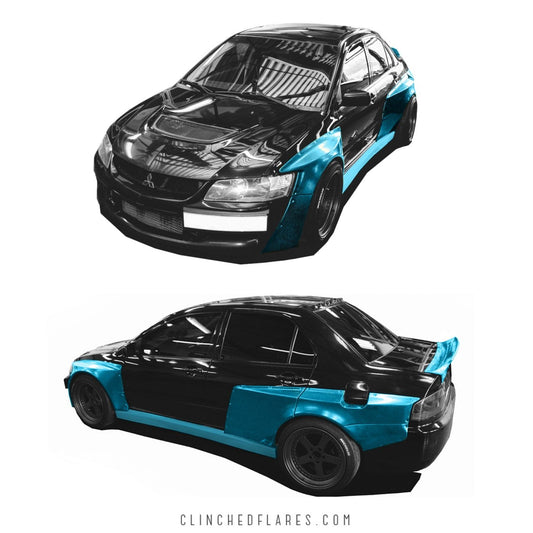 Clinched Mitsubishi Evolution Widebody kit | ML Performance UK Car Parts