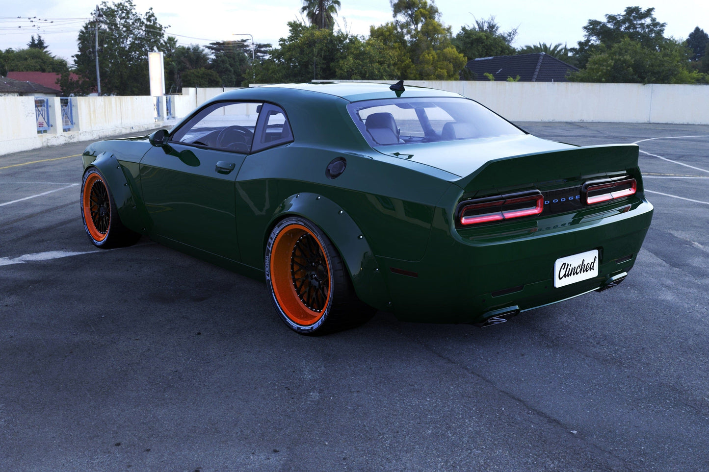 Clinched “New School XL” 10cm/3.9” Fender Flares