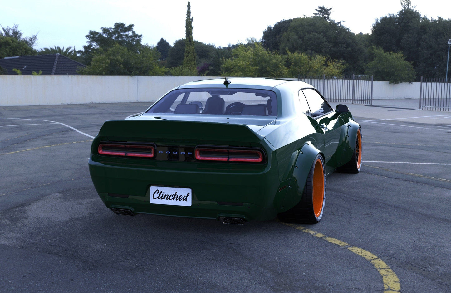 Clinched “New School XL” 10cm/3.9” Fender Flares