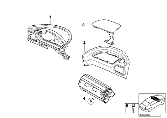 Genuine BMW 51458399940 E36 I-Panel, Top, Co-Driver SCHWARZ (Inc. Z3 3.0i, Z3 2.0 & Z3 1.9) | ML Performance UK UK Car Parts