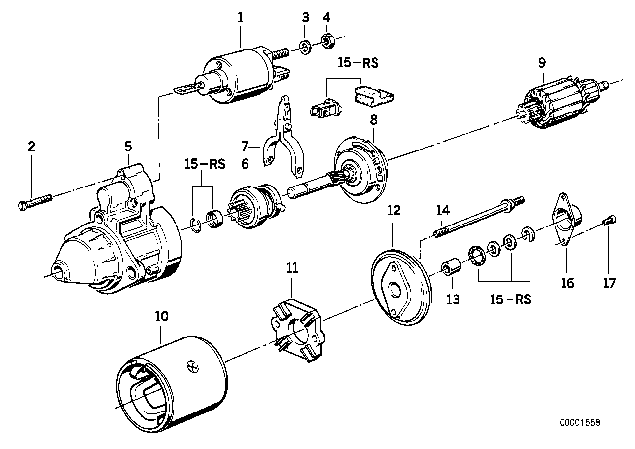 Genuine BMW 12411726033 E24 E32 E34 Housing Assy Front (Inc. 535i, 730i & 635CSi) | ML Performance UK UK Car Parts