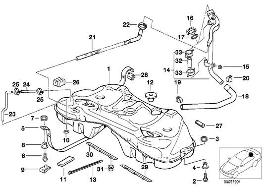 Genuine BMW 16111182360 E38 Spacer Sleeve (Inc. 735i, 725tds & 750iL) | ML Performance UK UK Car Parts