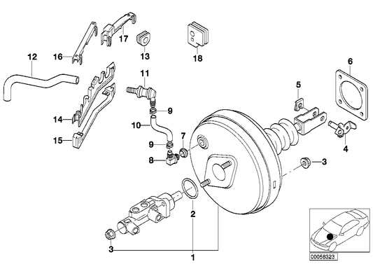 Genuine BMW 34301162170 E39 E66 E61 Rubber Grommet (Inc. 525d, 745d & 735iL) | ML Performance UK Car Parts