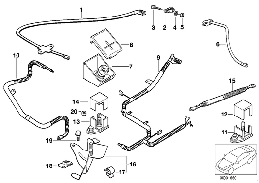 Genuine BMW 12521741298 E38 Cover (Inc. 750iLS) | ML Performance UK UK Car Parts