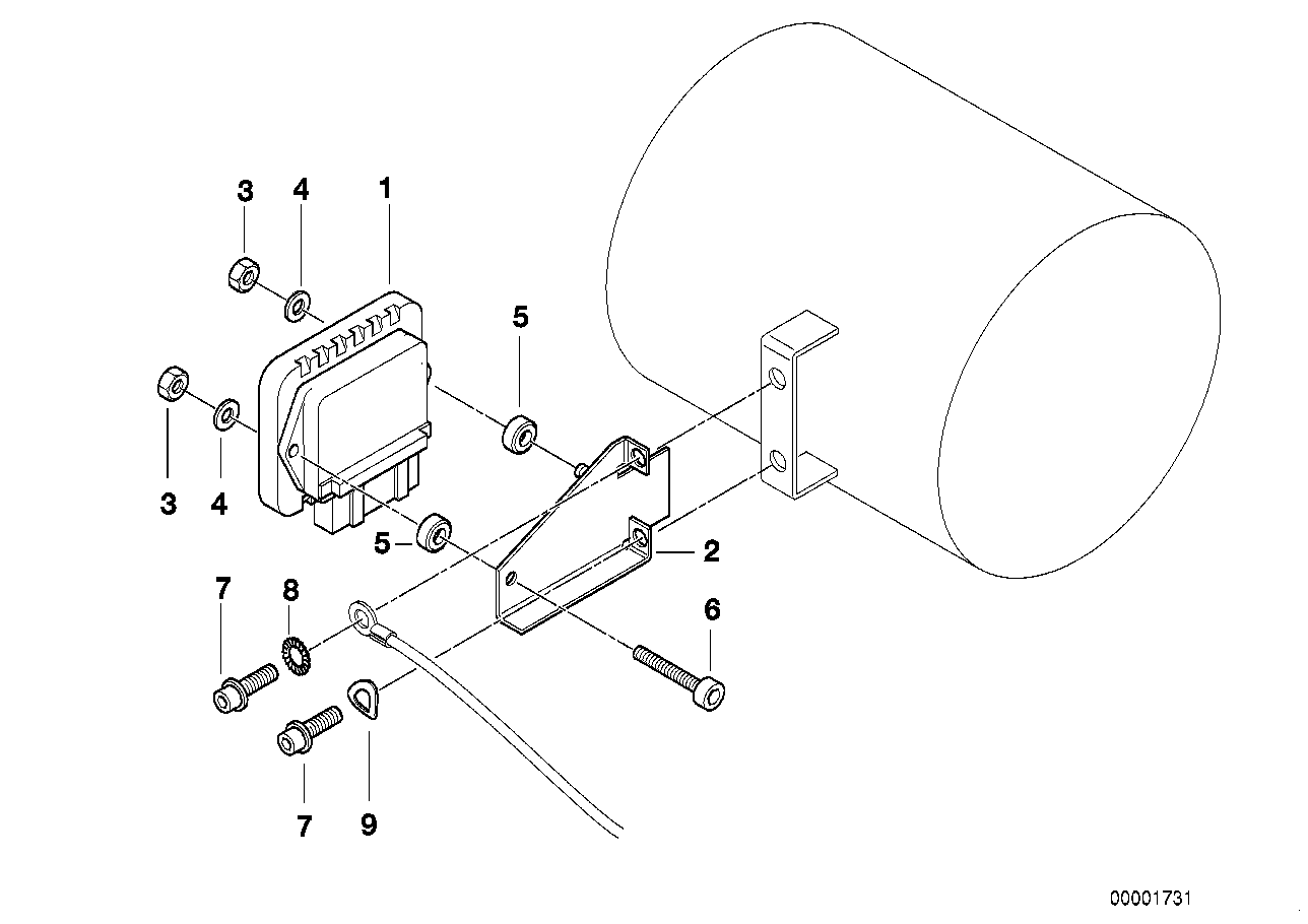 Genuine BMW 12142325287 Holder (Inc. R 65 RT, R 100 R & R 100 GS) | ML Performance UK UK Car Parts