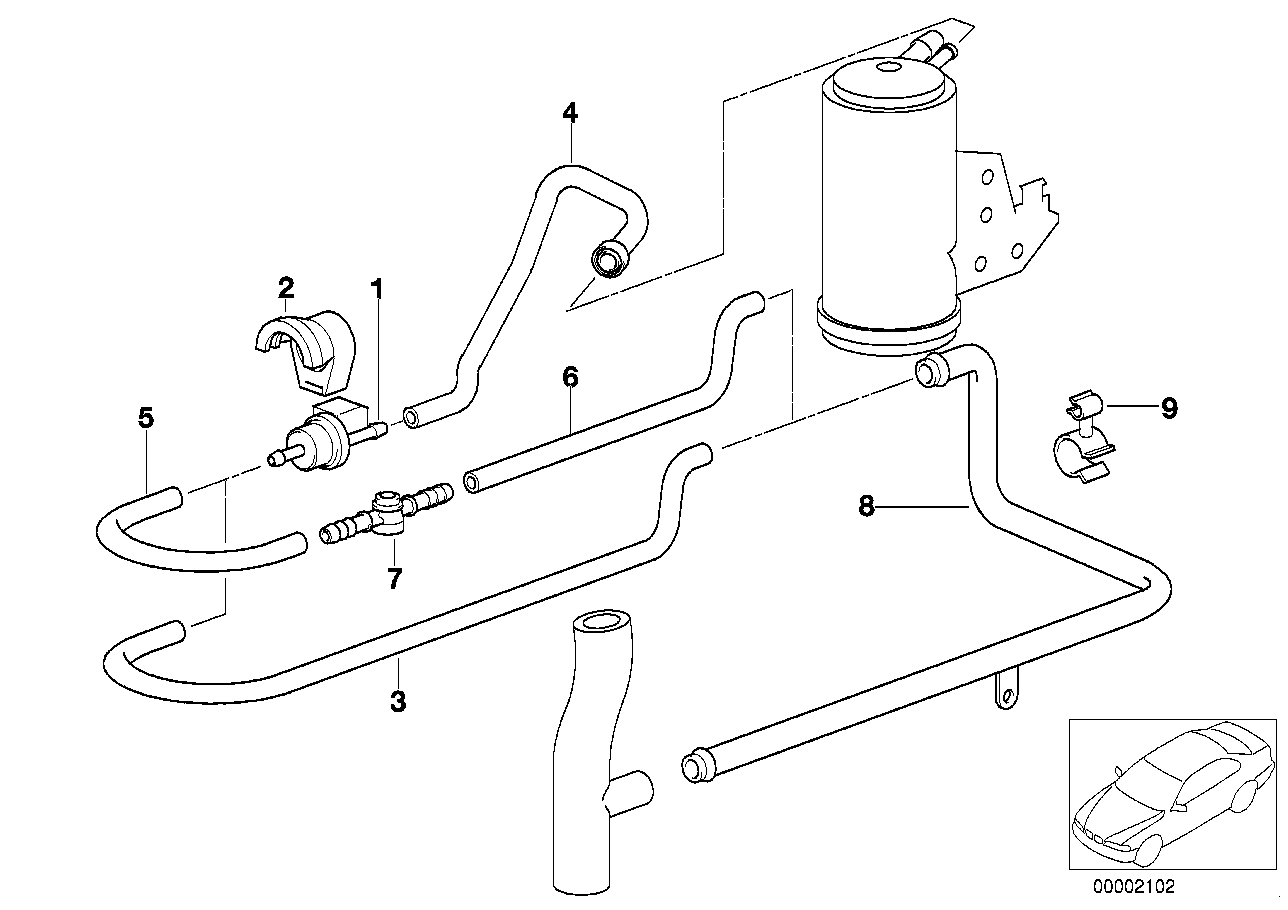 Genuine BMW 13901405091 E36 Hose Elbow (Inc. M3) | ML Performance UK UK Car Parts