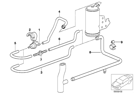 Genuine BMW 13901405091 E36 Hose Elbow (Inc. M3) | ML Performance UK UK Car Parts