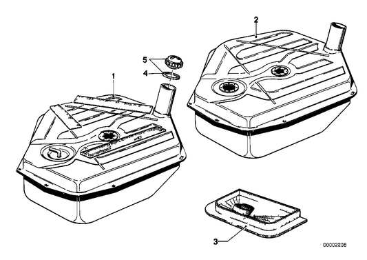 Genuine BMW 16111113501 E12 Metal Fuel Tank 70L (Inc. 520, 520i & 525) | ML Performance UK UK Car Parts