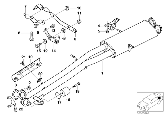 Genuine BMW 18317502870 E53 Bracket (Inc. X5 3.0i) | ML Performance UK UK Car Parts
