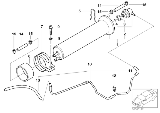 Genuine BMW 13327503684 E39 Vacuum Pipe (Inc. 525i, 520i & 530i) | ML Performance UK UK Car Parts