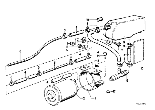 Genuine BMW 16121118911 E21 E26 Expansion Tank (Inc. 320i, 318i & 316) | ML Performance UK Car Parts