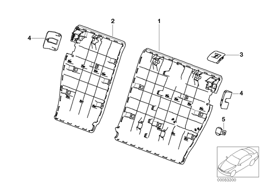 Genuine BMW 52207027582 E46 E83 Trim Panel Clip (Inc. X3 & 325ti) | ML Performance UK UK Car Parts