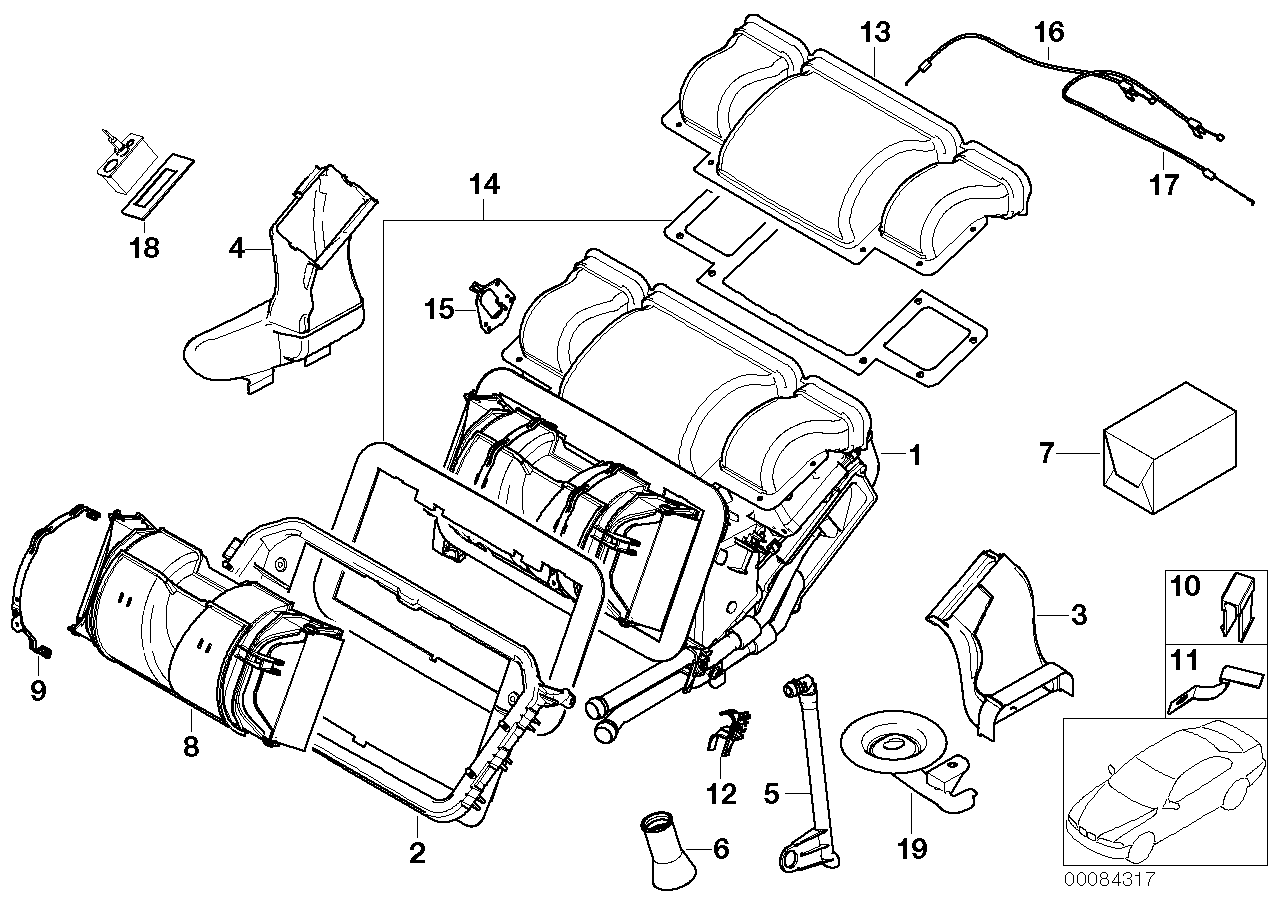 Genuine BMW 64116916243 E52 Drain Grommet, Condensation Water (Inc. Alpina V8 & Z8) | ML Performance UK UK Car Parts