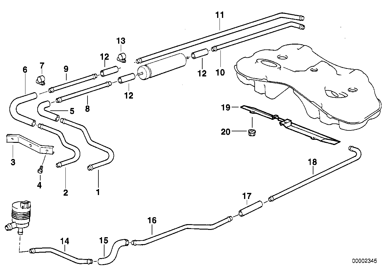 Genuine BMW 16121182573 E38 Heat Resistant Plate ALU (Inc. 730i, 735iL & 750iLS) | ML Performance UK UK Car Parts