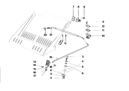 Genuine BMW 51242165308 E26 Catch (Inc. M1) | ML Performance UK UK Car Parts