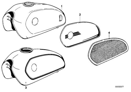 Genuine BMW 16111232000 Fuel Tank (Inc. R75/5, R50/5 & R60/5) | ML Performance UK UK Car Parts