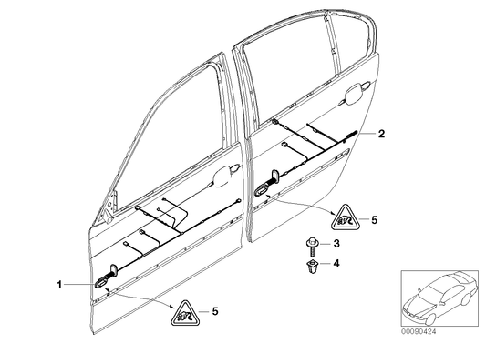 Genuine BMW 61139147289 E71 E72 E70 Slider (Inc. X5) | ML Performance UK UK Car Parts