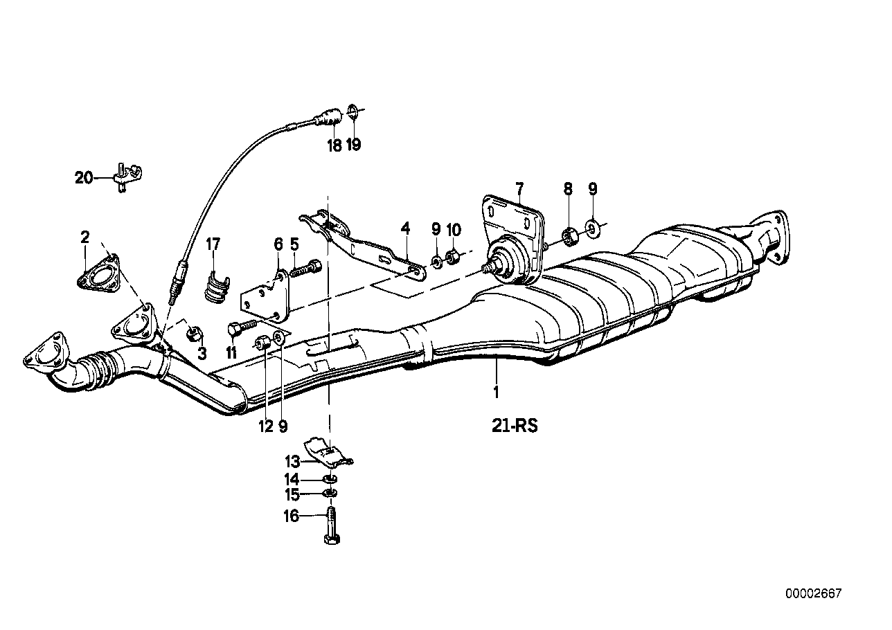 Genuine BMW 11761277916 E28 Holder (Inc. 528e) | ML Performance UK UK Car Parts