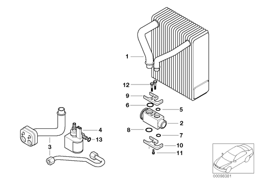 Genuine BMW 64119178315 E66 E67 Expansion Valve (Inc. 760LiS, 760Li & 730Li) | ML Performance UK UK Car Parts