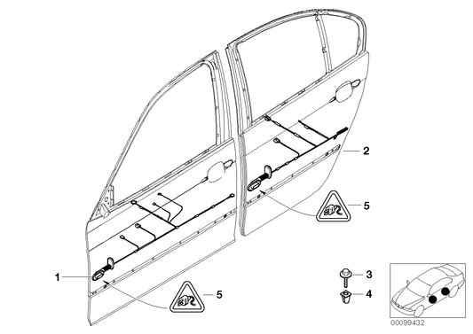 Genuine BMW 61138372627 E53 E83 Lock (Inc. 318d, 316Ci & 316i 1.6) | ML Performance UK UK Car Parts