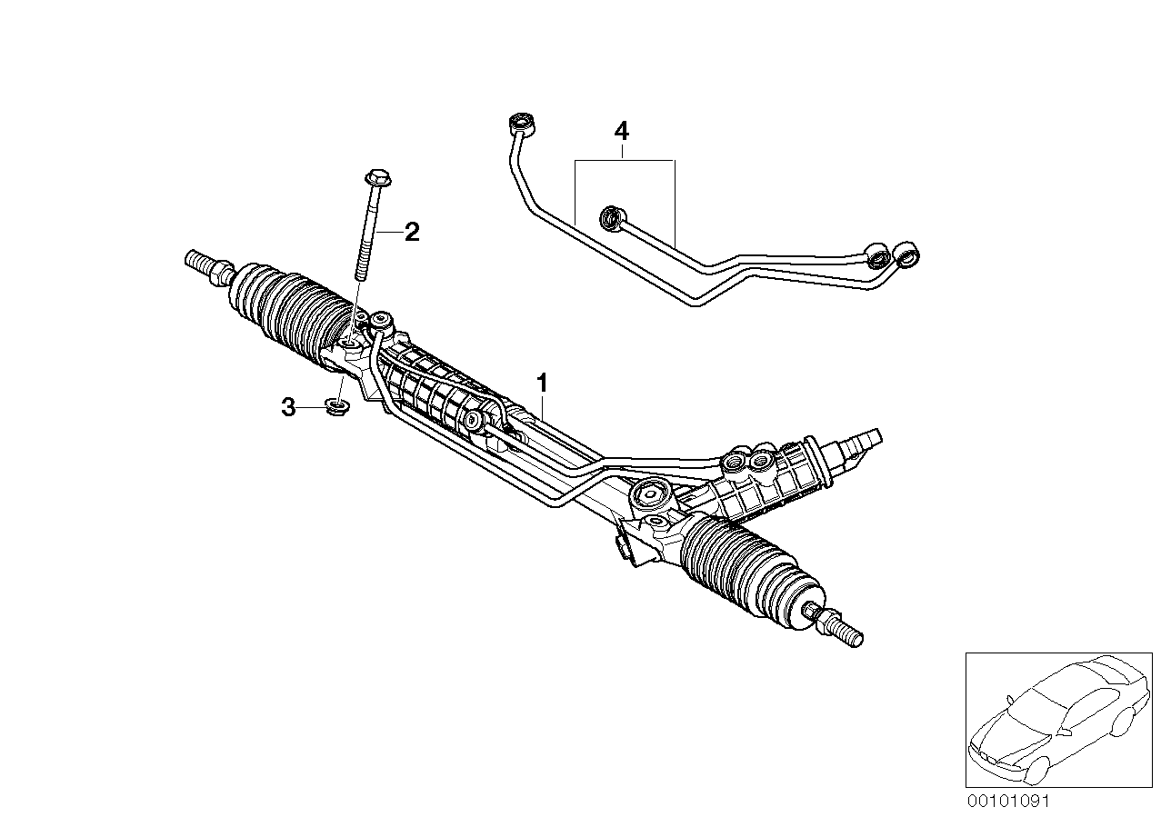 Genuine BMW 32136751028 E52 Set Pipe (Inc. Alpina V8 & Z8) | ML Performance UK UK Car Parts