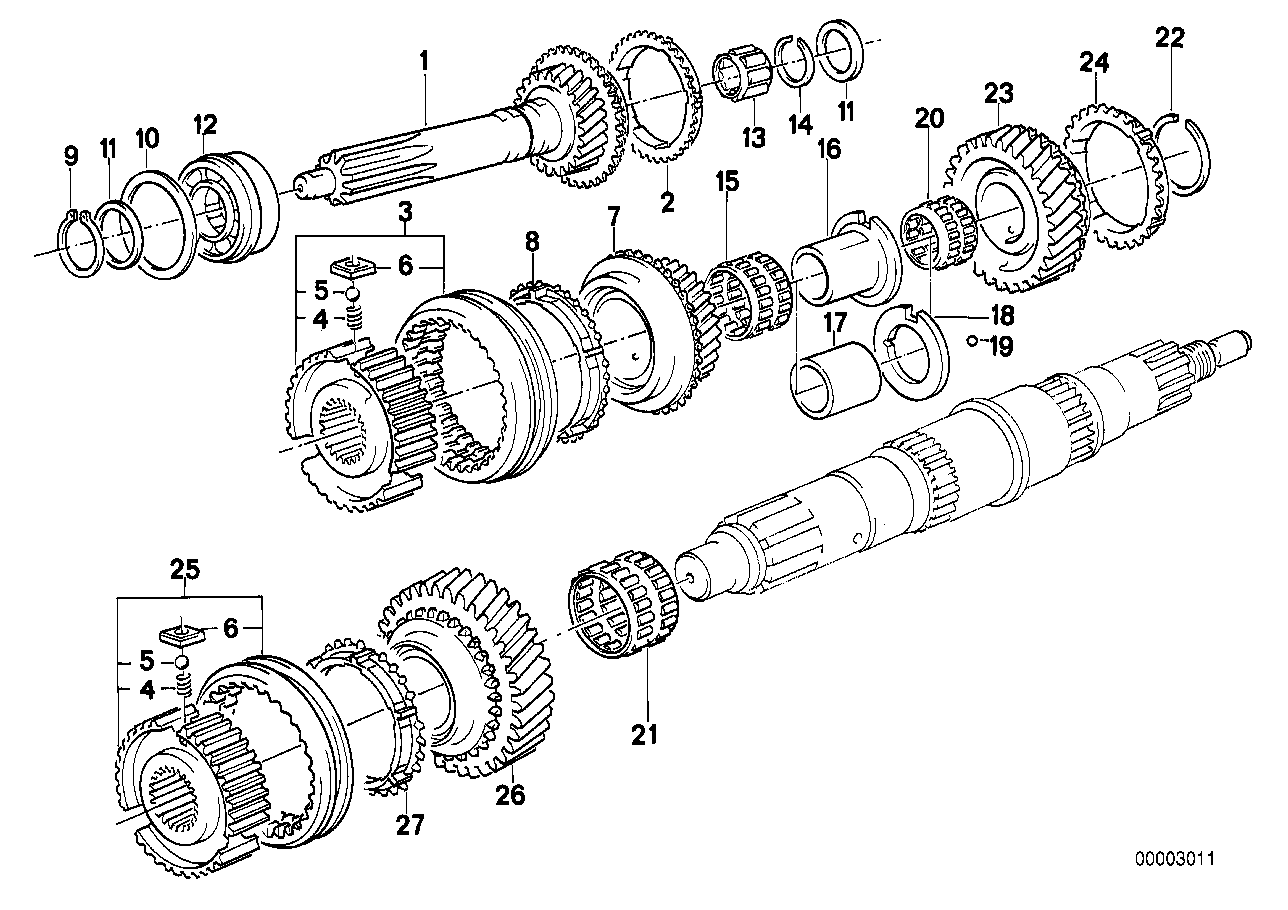 Genuine BMW 23231224302 E30 E28 E23 Guide Sleeve (Inc. 628CSi, 528i & 633CSi) | ML Performance UK UK Car Parts