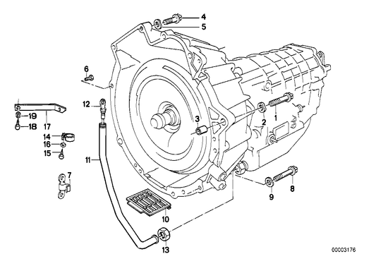 Genuine BMW 24101219072 E30 Oil Fill-In Tube (Inc. 320i & 325i) | ML Performance UK Car Parts