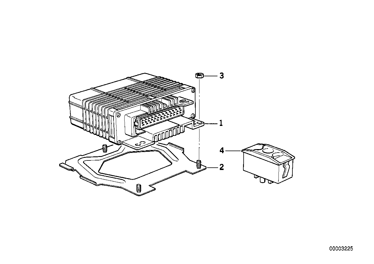 Genuine BMW 24611421972 E36 At-Egs Control Unit CODE: LV (Inc. 318i) | ML Performance UK UK Car Parts