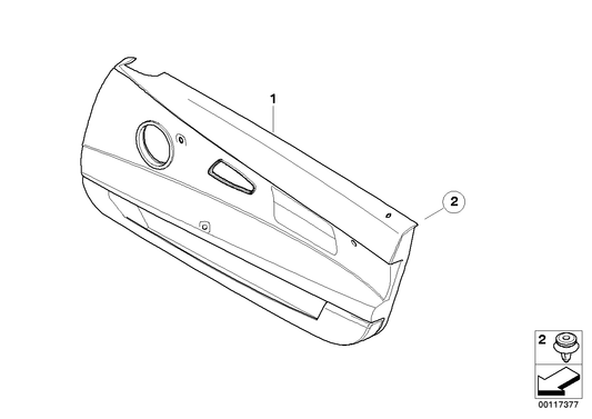 Genuine BMW 51416970301 E85 E86 Door Trim Panel Left SATTELBRAUN (Inc. Z4 3.0si, Z4 2.5si & Z4 2.0i) | ML Performance UK UK Car Parts
