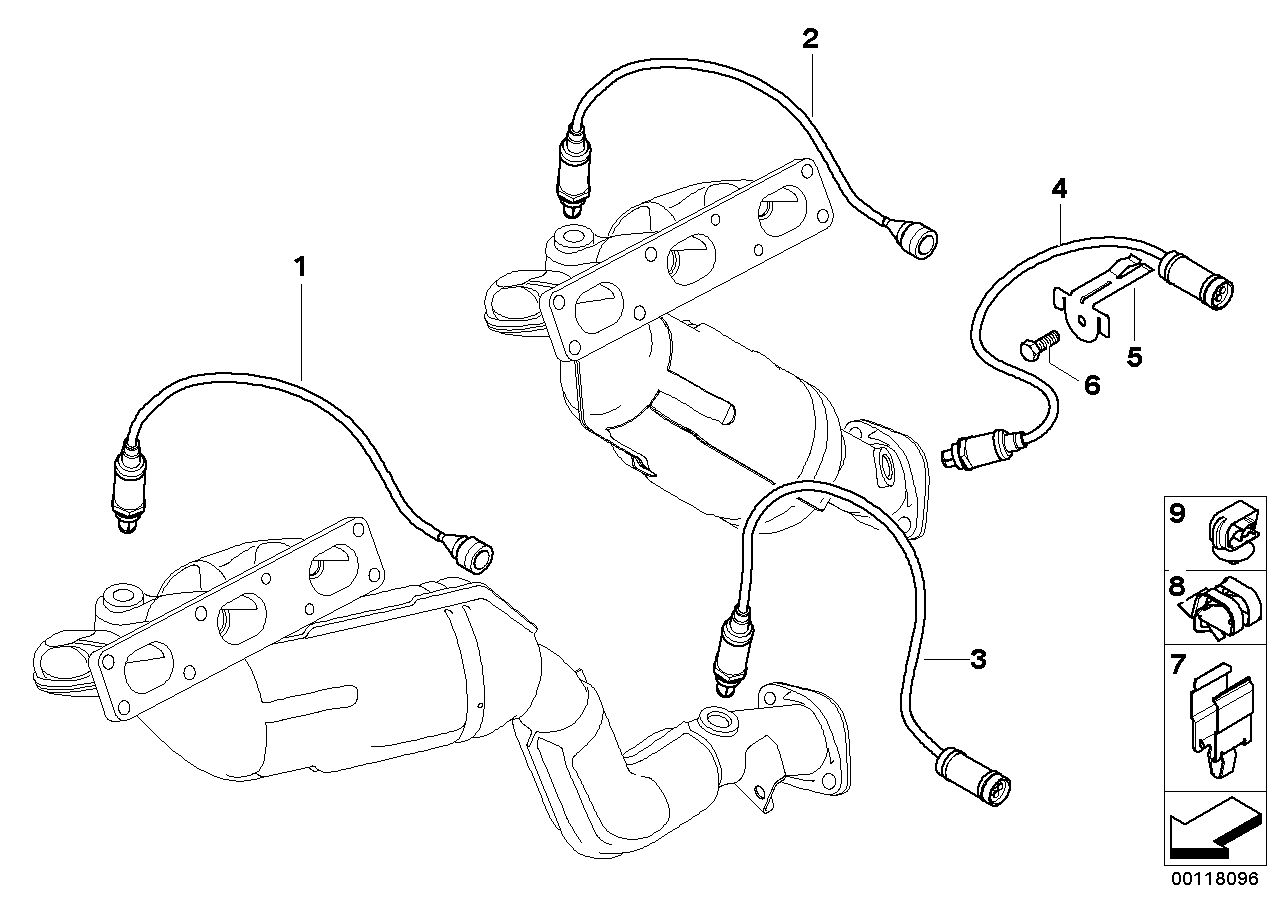 Genuine BMW 11787515826 E46 Regulating Lambda Probe L=990mm (Inc. 325Ci & 325i) | ML Performance UK UK Car Parts