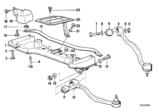 Genuine BMW 31111124702 E28 E24 Washer (Inc. 533i, 528i & 635CSi) | ML Performance UK Car Parts